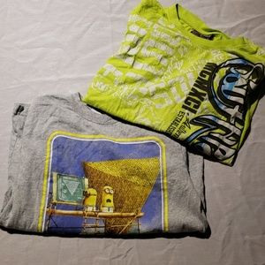 Two short sleeved shirts